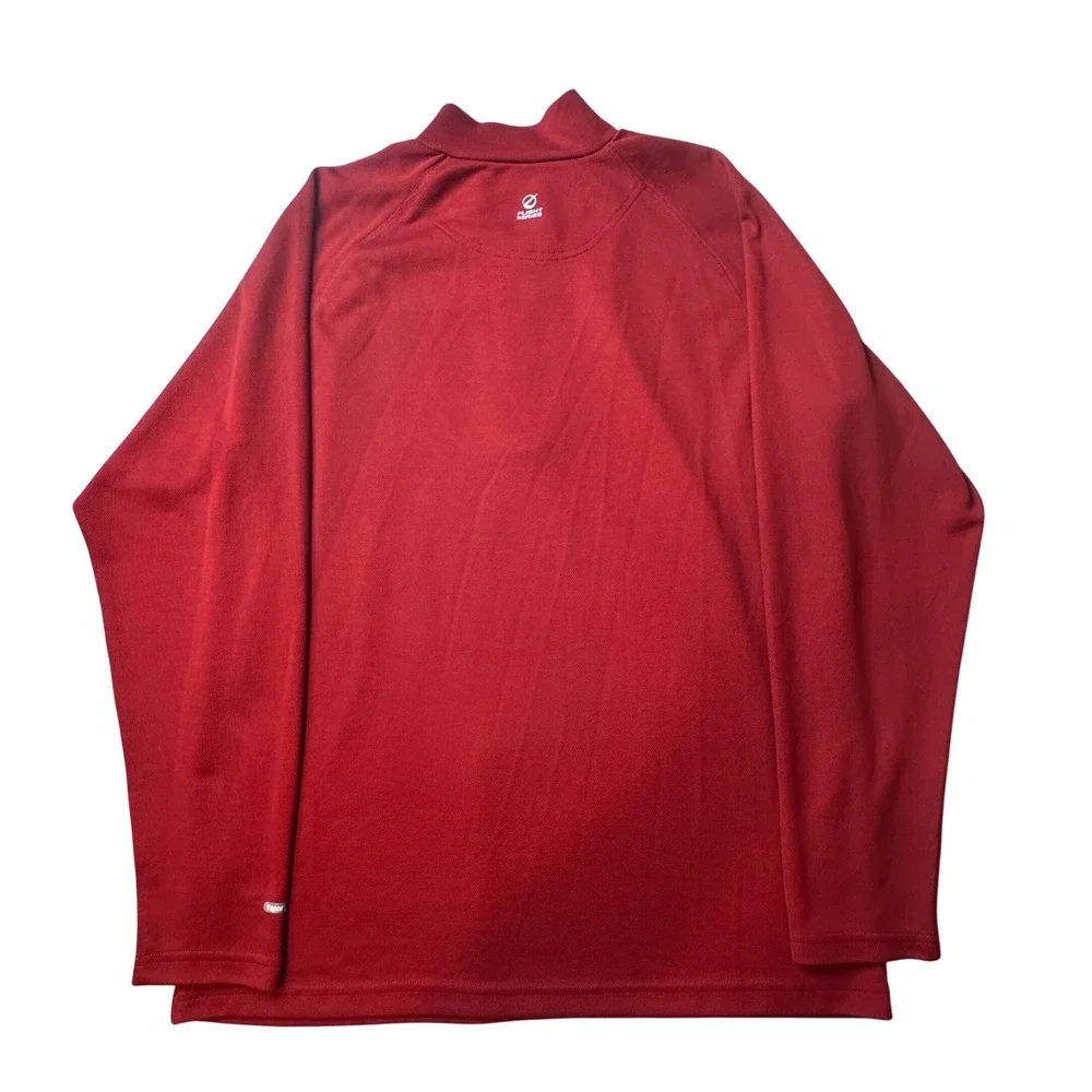The North Face Pullover Mens L Red Flight Series Quarter Zip‎ VaporWick Athletic